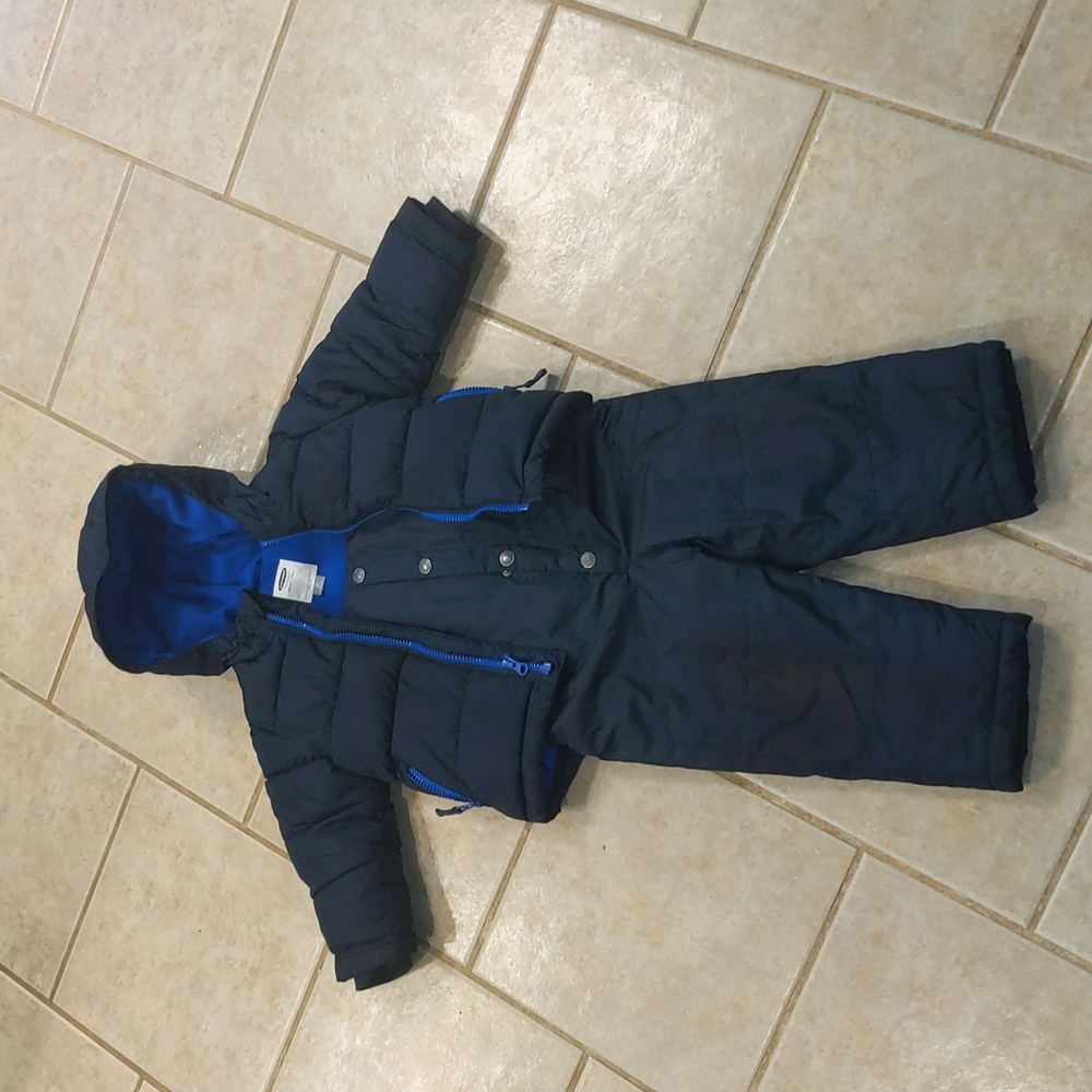 Old Navy 2T Jacket and Snow Bibs - Navy Blue